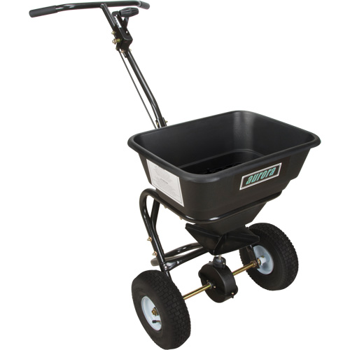 Broadcast Spreader with Stainless Steel Hardware, 15000 sq. ft., 70 lbs. capacity - Aurora Tools 