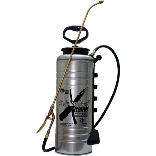 Pulv&eacute;risateur industriel Xtreme, 3,5 gal. (13,25 L), Acier inoxydable, Lance de 24" - Chapin 19069