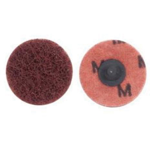 PowerLock&reg; Abrasotex Buffing Disc, 4" Dia., Medium Grit, Aluminum Oxide - Merit 08834166314