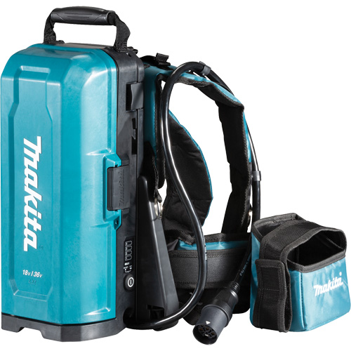 LXT&reg; & LXT&reg; X2 Portable Backpack Power Supply, 18 V/36 V, Lithium-Ion - Makita PDC01