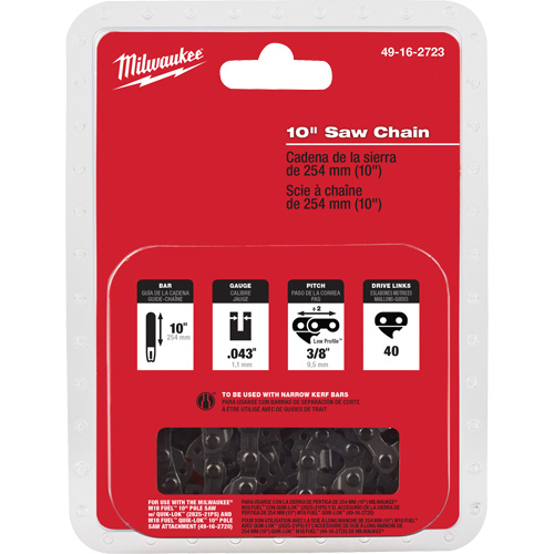 M18 Fuel 10" Saw Chain - Milwaukee 49-16-2723
