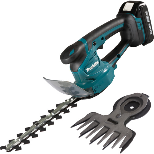 LXT Cordless Hedge Trimmer with Grass Shear Attachment, Battery Powered, 4.3125" Cutting Width - Makita DUM111SYX