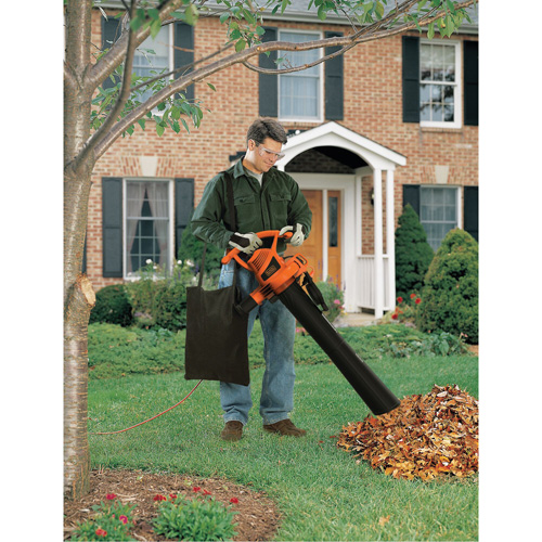 Leaf Blower/Vacuum/Mulcher, 210 MPH Output, Electric - Black & Decker BV3100