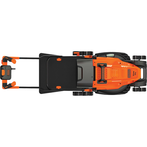 Tondeuse &agrave; gazon avec poign&eacute;e confortable, Pouss&eacute;e, &eacute;lectrique, Largeur de coupe 17" - Black & Decker BEMW482BH
