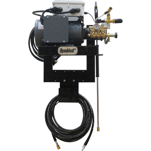 Wall Mounted Cold Water Pressure Washer with Time Delay Shutdown, Electric, 2100 PSI, 3.6 GPM - Dynablast Equipment CWM3621DET1
