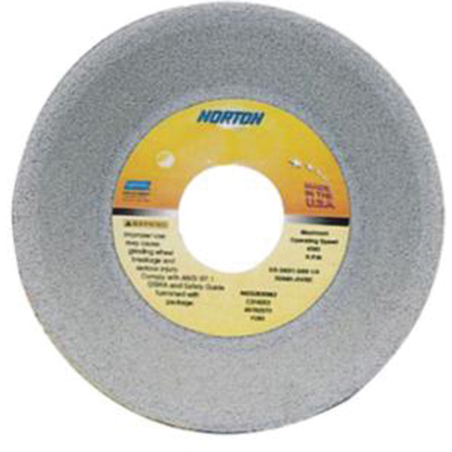 Tool Room Wheel, Type 01, Aluminum Oxide, 7" x 1/4" - Norton 66252939658