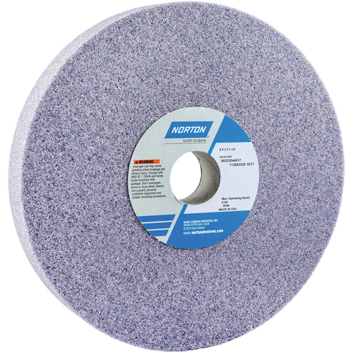 Tool Room Wheel, Type 01, Aluminum Oxide, 8" x 1" - Norton 66253044617