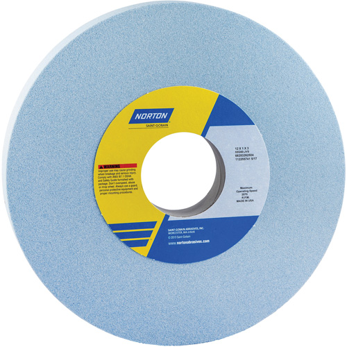 Meule vitrifi&eacute;e, type 01, C&eacute;ramique d'alumine, 12" x 1" - Norton 66253262500