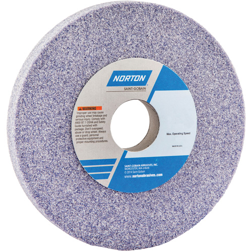 Meule vitrifi&eacute;e, type 01, Oxyde d'aluminium, 14" x 1" - Norton 66253363919
