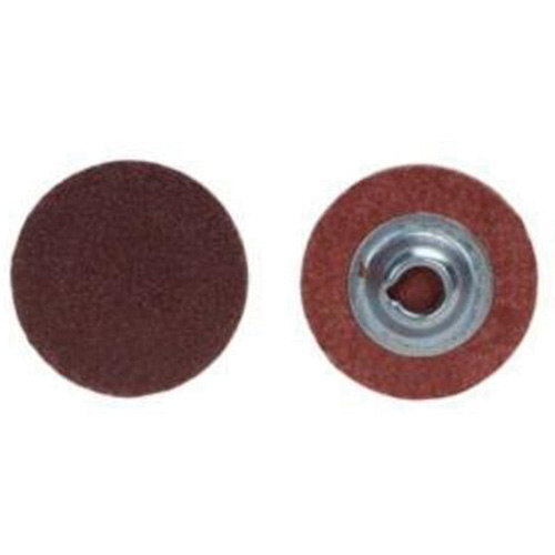 Quick-Change Cloth Disc, 3" Dia., 120 Grit, Aluminum Oxide - Merit 66261121036