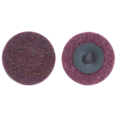 Disque non tiss&eacute; &agrave; changement rapide, 2" dia., Grain Moyen, Oxyde d'aluminium - Norton 66261009190