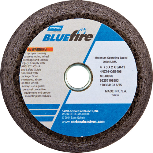 Disque &agrave; &eacute;barbage portatif non renforc&eacute; BlueFire - Norton 66253198583