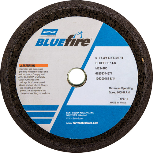 Disque &agrave; &eacute;barbage portatif non renforc&eacute; BlueFire - Norton 66253146922