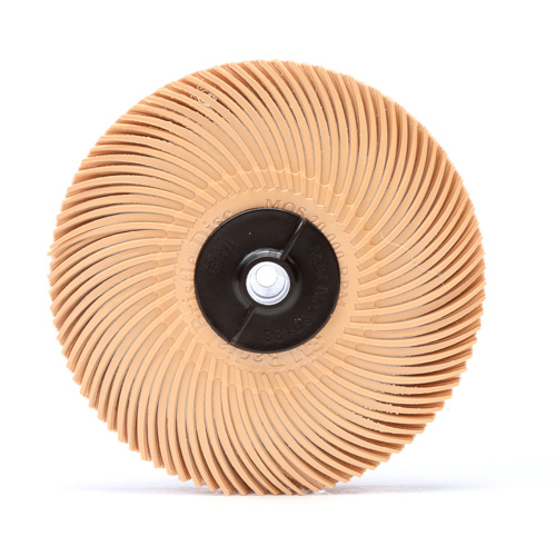 Meule en soie radiale Scotch-Brite, Oxyde d'aluminium, Grain 6 microns, 3" dia. - 3M SB30131