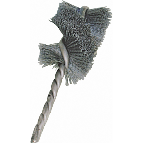 ATB Nylon Abrasive Heavy-Duty Internal Deburring Brushes, 4" Dia. x 1-3/4" L, 80 Grit - Osborn 0003666800