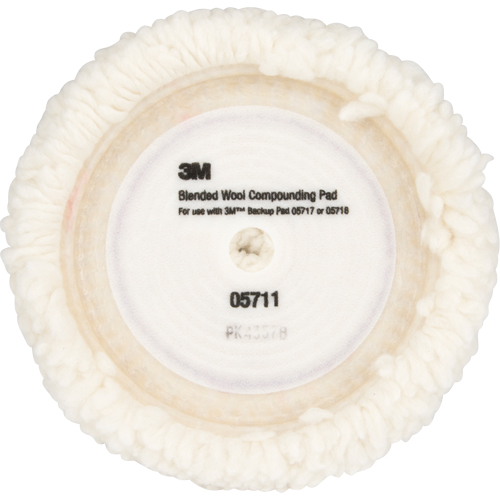 Compounding Pad, 9" Dia., Wool - 3M 05711