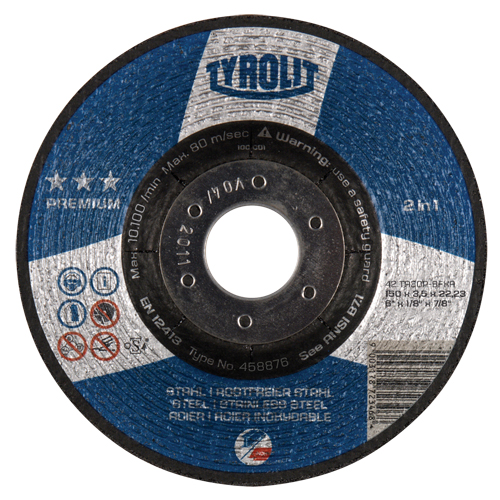 2-IN-1 Combination Wheel - 6", Type 27 - Tyrolit 458876