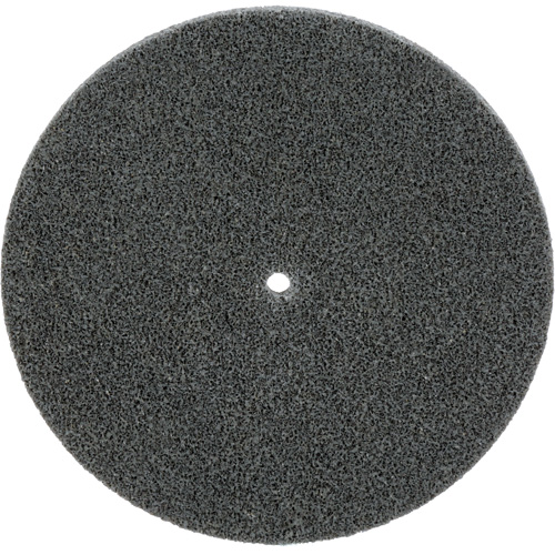 Meule unitaris&eacute;e EXL Scotch-Brite, 6" x 1/4", Arbre de 1/4", Grain de Fin, Carbure de silicium - 3M SB62127