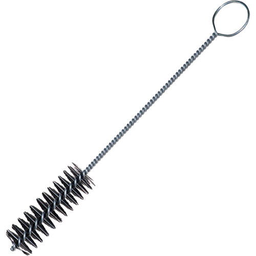 Brosse en acier torsad&eacute;e pour tuyaux, 1/8" dia. x 1" l, 6" longueur hors tout - Felton Brushes T501