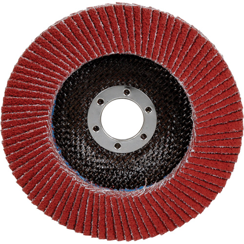 Cubitron II 969F Flap Disc, 5" x 7/8", Type 27, 40+ Grit, Ceramic - 3M AB89844