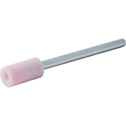 Vitrified Bond Mounted Point, B135, Aluminum Oxide, 1/4" Dia., 1/2" L, 80 Grit - Norton 69078645342
