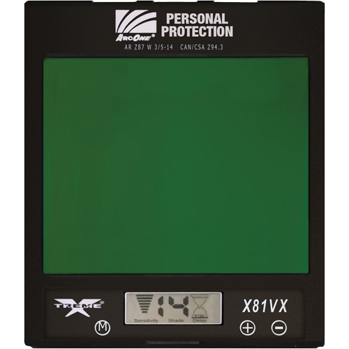 Lentille autoassombrissante ArcOne Xtreme, 4-1/2" la x 5-1/2" h Champ de vision, Pour utilisation avec Xtreme&reg; - Walter Technologies Pour Surface X81VX