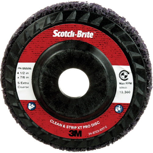 Disque Clean and Strip XT Pro XO-DC Scotch-Brite, 4-1/2" dia., Grain Extra grossier, Carbure de silicium - 3M SB05586