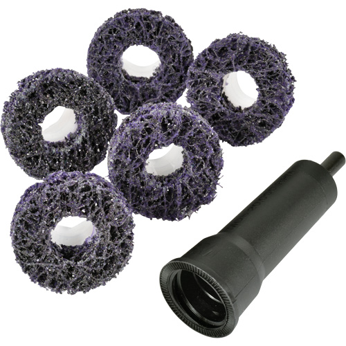 Trousse de disques de nettoyage pour moyeu de frein Pro Brake Hub Roloc Scotch-Brite, Grain Extra grossier, Carbure de silicium - 3M SB21758