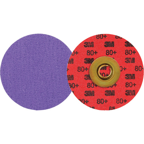 Cubitron 3 Roloc Durable Edge Disc 1184F, 3" Dia., 80+ Grit, Ceramic - 3M AB31751