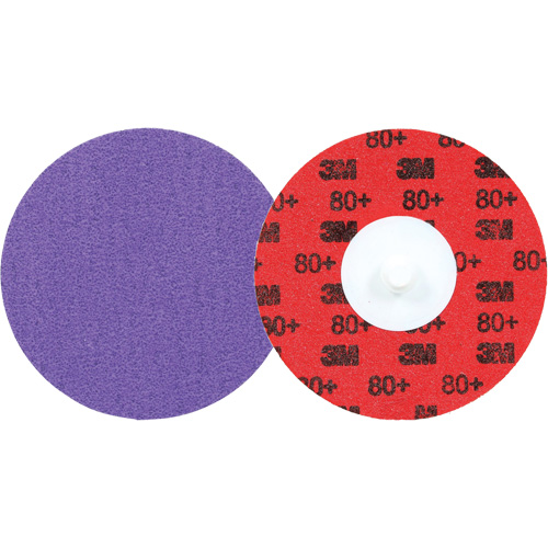 Disque &agrave; bordure durable Cubitron 3 Roloc 1184F, 3" dia., Grain 80+, C&eacute;ramique - 3M AB32405