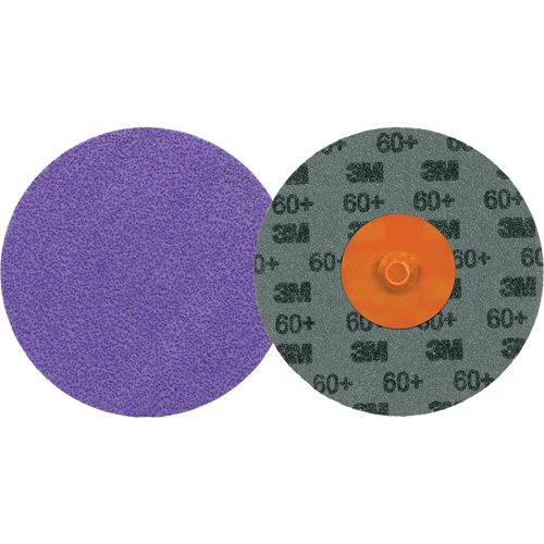 Cubitron 3 Roloc Durable Edge Disc 1184F, 3" Dia., 60+ Grit, Ceramic - 3M AB31730