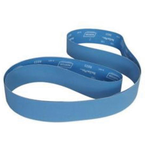 BlueFire&reg; Narrow Backstand Sanding Belt, 3" W x 132" L, Zirconia Alumina, 120 Grit - Norton 78072728789