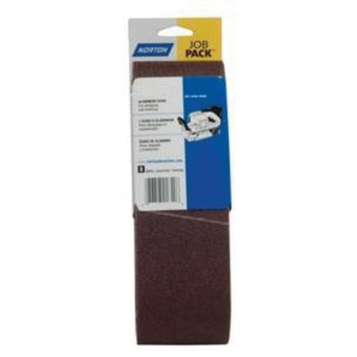 Courroie de ponçage portative Metalite, 3" la x 18" lo, Oxyde d'aluminium, Grain 50 - Norton 07660700964