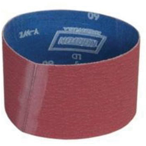 Metalite&reg; Portable Cloth In-Line Sanding Belt, 3-1/2" W x 15-1/2" L, Aluminum Oxide, 60 Grit - Norton 78072722000