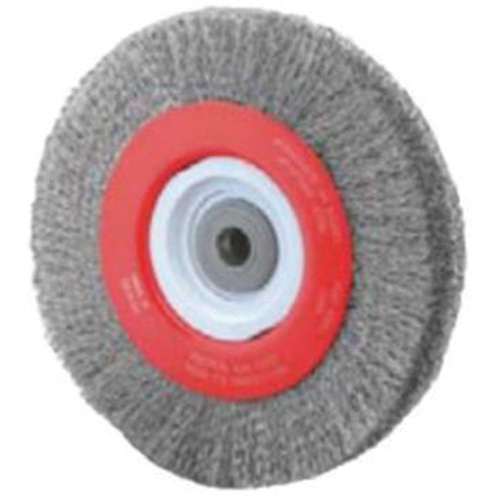 Crimped Bench Wheel, 8" Dia., 0.014" Fill, 1/2"-2 Arbor - Norton 69936653326