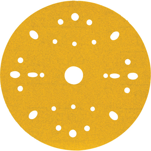 Disque abrasif dor&eacute; Hookit, dia 6", Grain 240, Oxyde d'aluminium, Poids C - 3M 09286