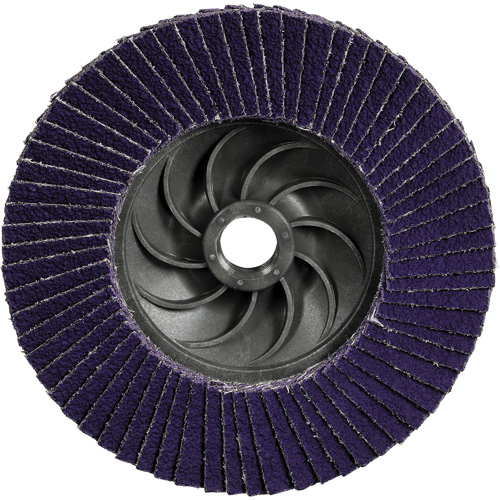 Disque &agrave; lamelles Cubitron 3 1169F, 4-1/2" x 5/8"-11, Type T27, Grain 40+, C&eacute;ramique - 3M 7100404324