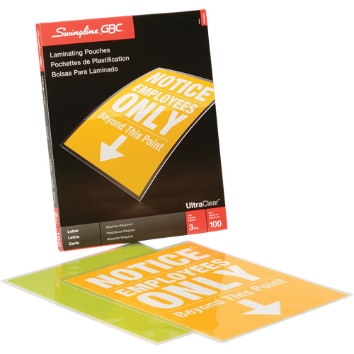 Pochette lamin&eacute;e de format lettre - Swingline GBC 3381602878