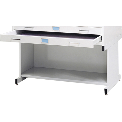 Base sur&eacute;lev&eacute;e pour les classeurs en acier - Safco 4975WH