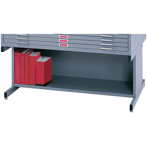 High Base for Steel Plan File Cabinet - Safco 4977GR