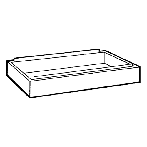 Closed Base for Steel Plan File Cabinet - Safco 4995BLR
