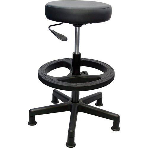 900 Series Task Stool, Stationary, Adjustable Height, 250 lbs. Capacity - Mur-Van C944-3P-GL-F