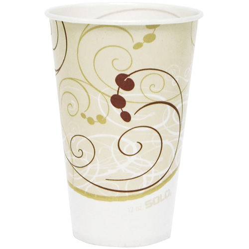 Disposable Cups, Paper, 12 oz., Multi-Colour - Dart R12N-J8000