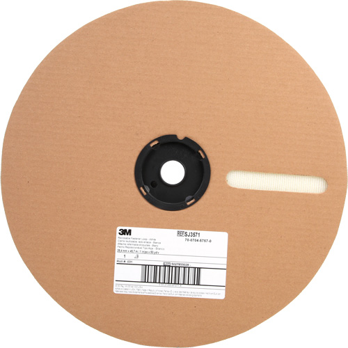Fastener, Hook, 50 yds x 1", Adhesive, White - 3M SJ3572-1X50-WHT