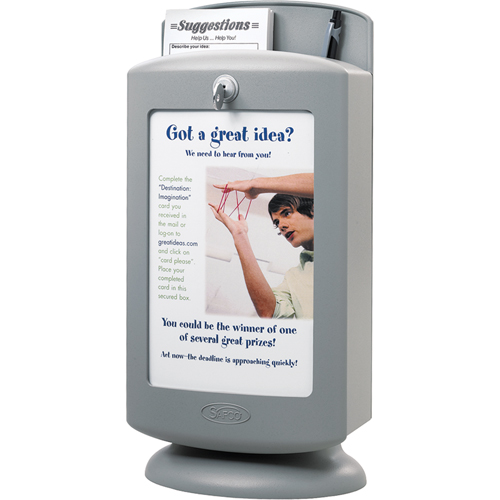 Customizable Suggestion Box - Safco 4233GR