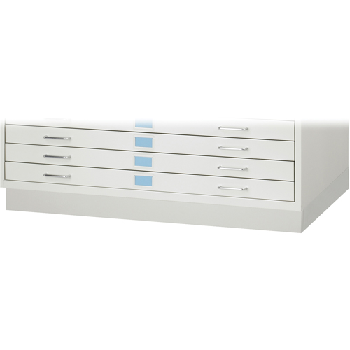 Closed Base for Facil Flat File Cabinets - Safco 4973LG