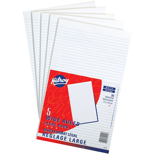White Paper Pads - Hilroy 112730