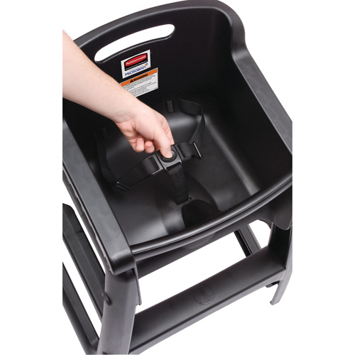 Chaise haute avec roues - Rubbermaid FG780508BLA