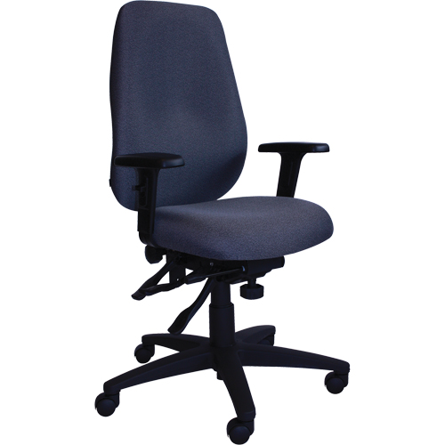 Chaises ergonomiques de s&eacute;rie petite Cierra, Tissu, Gris, Capacit&eacute; 300 lb - Horizon Seating P660-03-AAT-PX832
