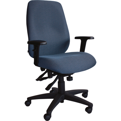 Chaises ergonomiques Cierra , Tissu, Bleu, Capacit&eacute; 250 lb - Horizon Seating 660-03-AAT-PX435